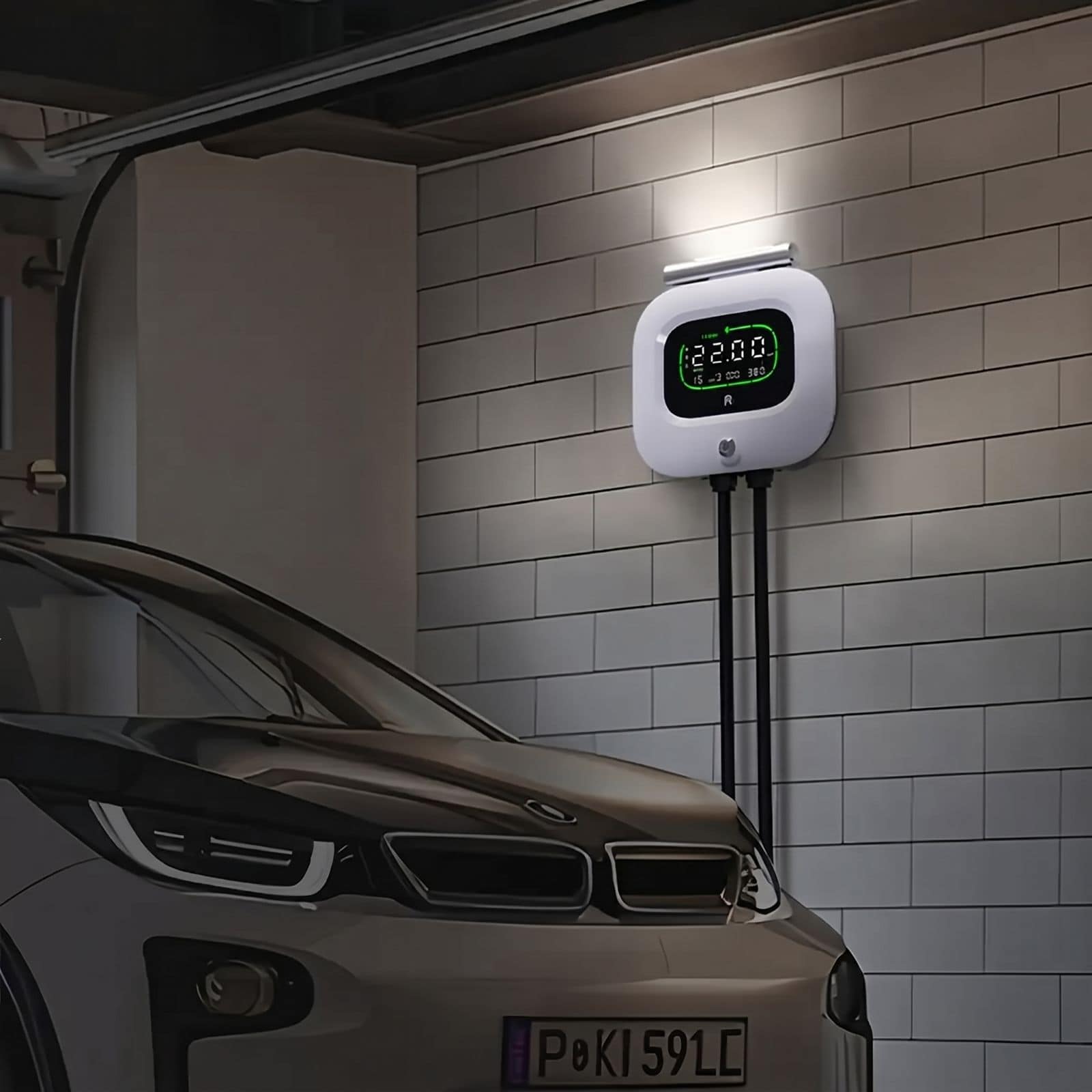 Rheidon Wallbox elektromos autó fali töltő | 22 kW – 3x32A | 6 m – Type 2 5 3 fázisú 22 kW teljesítmény