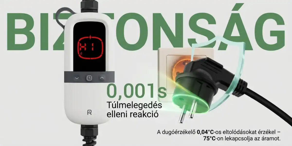 Rheidon hordozható 3,6 kW elektromos autó töltő