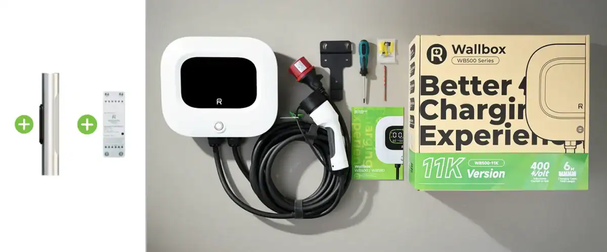 Rheidon Wallbox elektromos autó fali töltő csomag | 11 kW – 3x16A | 6 m – Type 2 27 Rheidon Wallbox fali töltő csomag tartalma