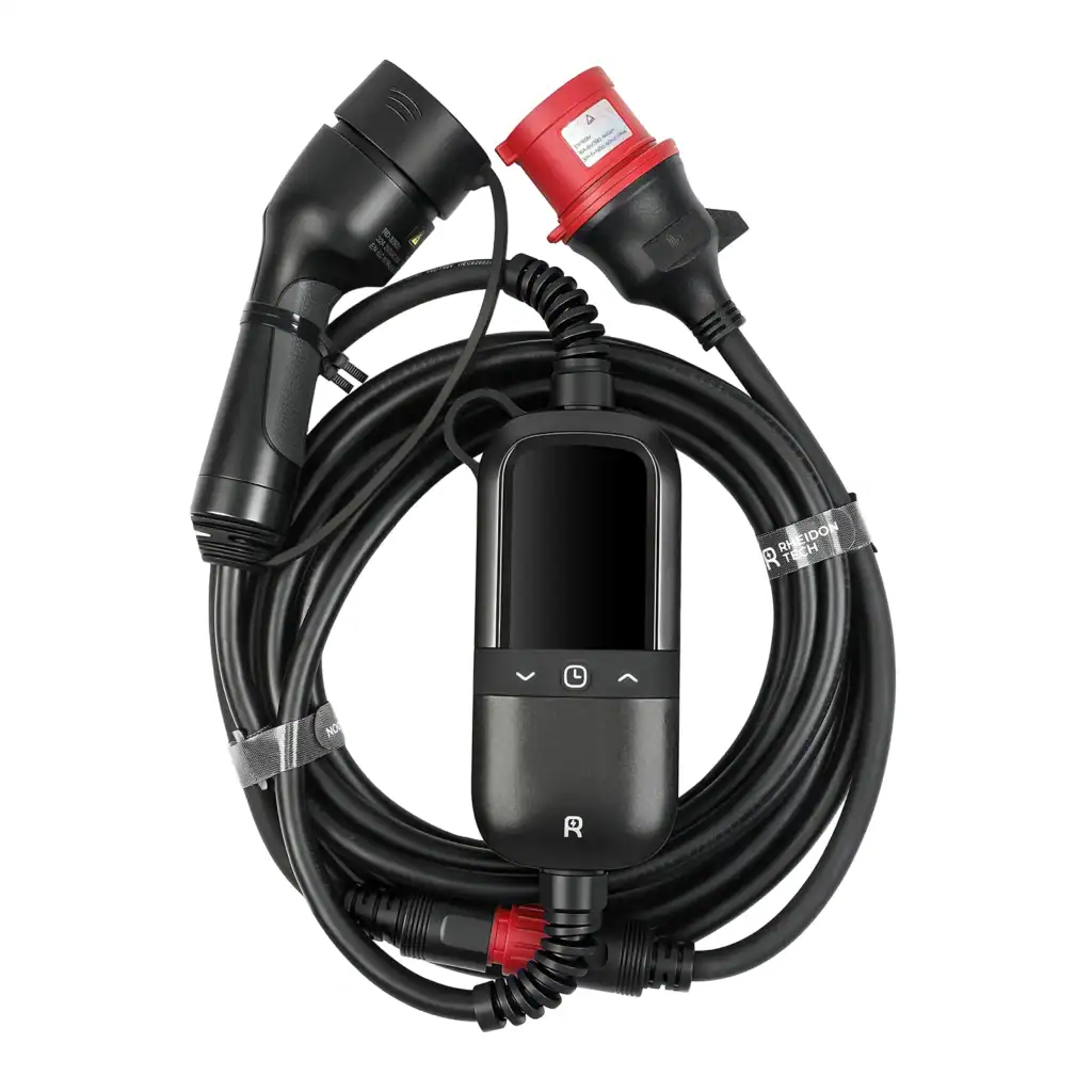 Rheidon PC200 Pro állítható töltőkábel | 11 kW – 3x16A | 7,5m – Type 2 7 Extra 7,5 méteres hatótáv